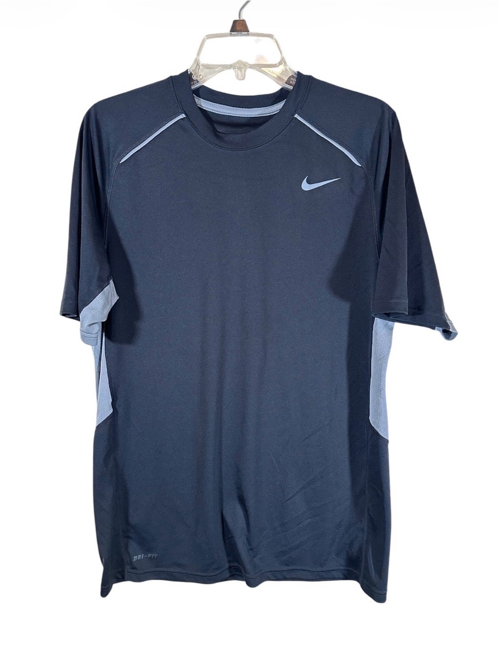 Nike Dri-Fit black grey workout t shirt size men’s medium